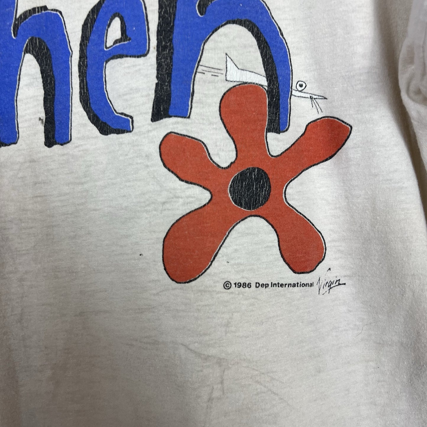 Vintage UB40 Rat in the Kitchen 1986 t-shirts Short Sleeve Rare