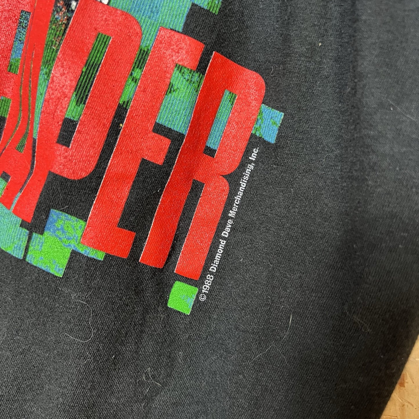 Vintage 1988 David Lee Roth Skyscraper Tour Single Stitch Concert T Shirt M Rare