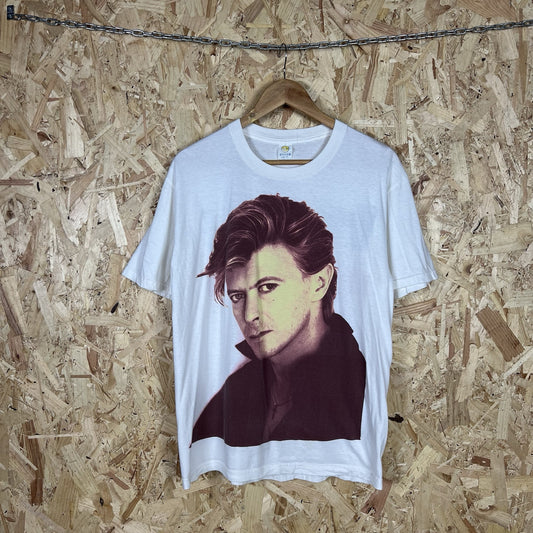 1987 David Bowie Tour Vintage T Shirt Glass Spider Tour Large