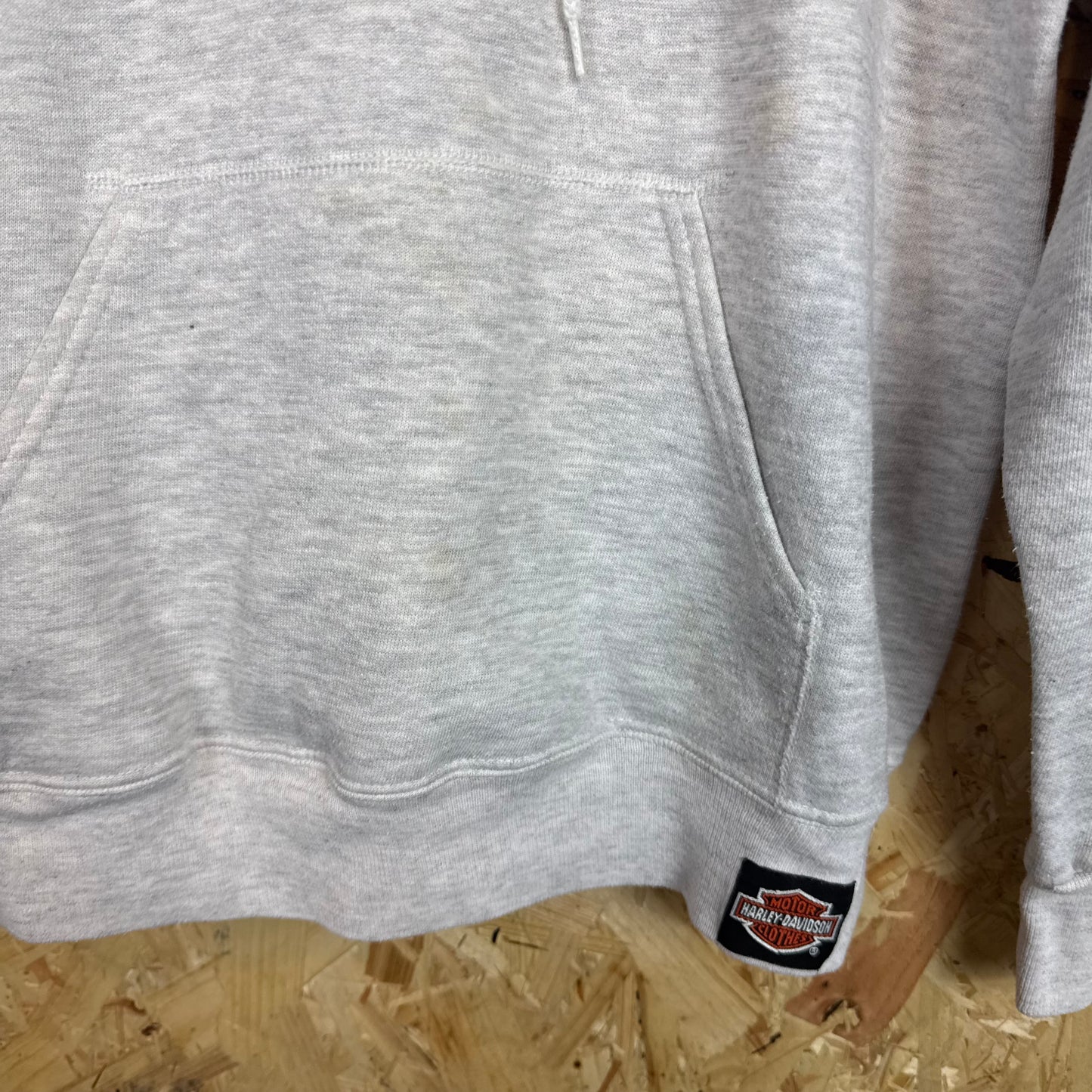 Harley Davidson Motorcycles 1982 Grey Hoodie Size XL