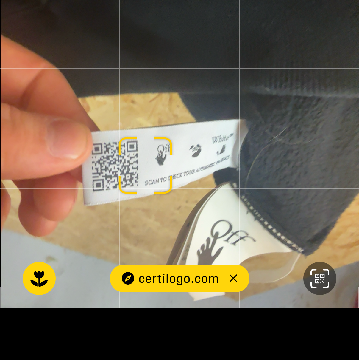 Off White Black Hoodie Size XL