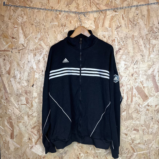 Adidas Black Track Jacket Full Zip Men's Size Xl