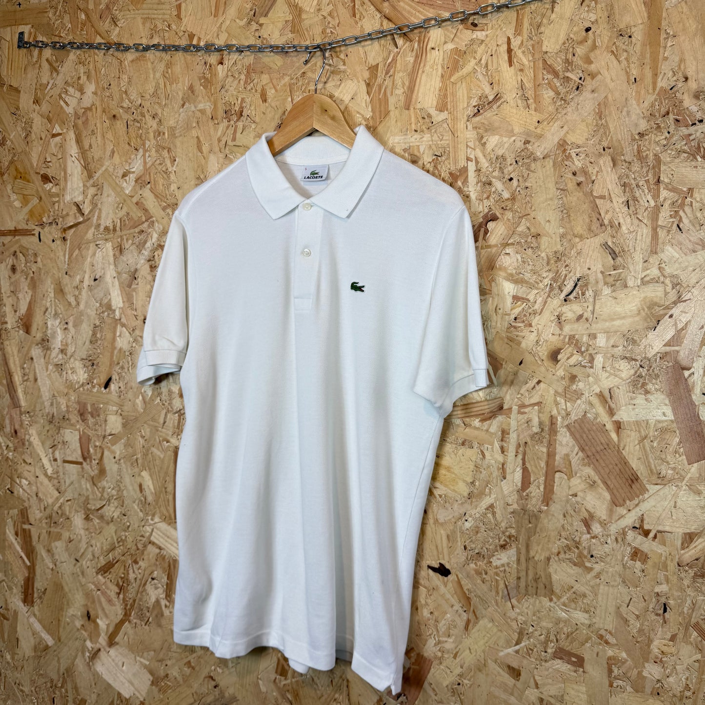 Lacoste White Polo Shirt Size L