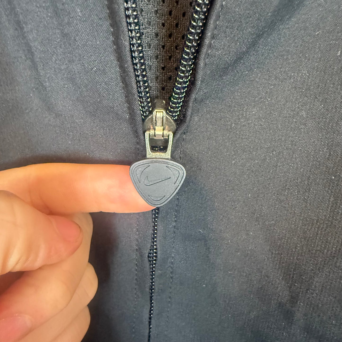 Nike Full Zip Black Yellow Track Jacket Y2K Men's Size M