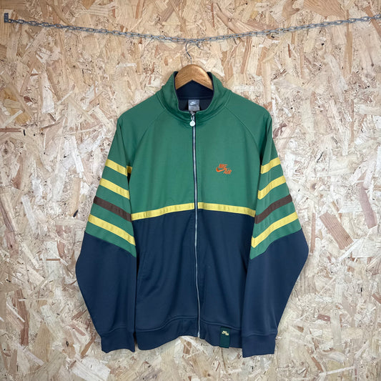 Nike Green Grey Full Zip Track Jacket Men's Size L