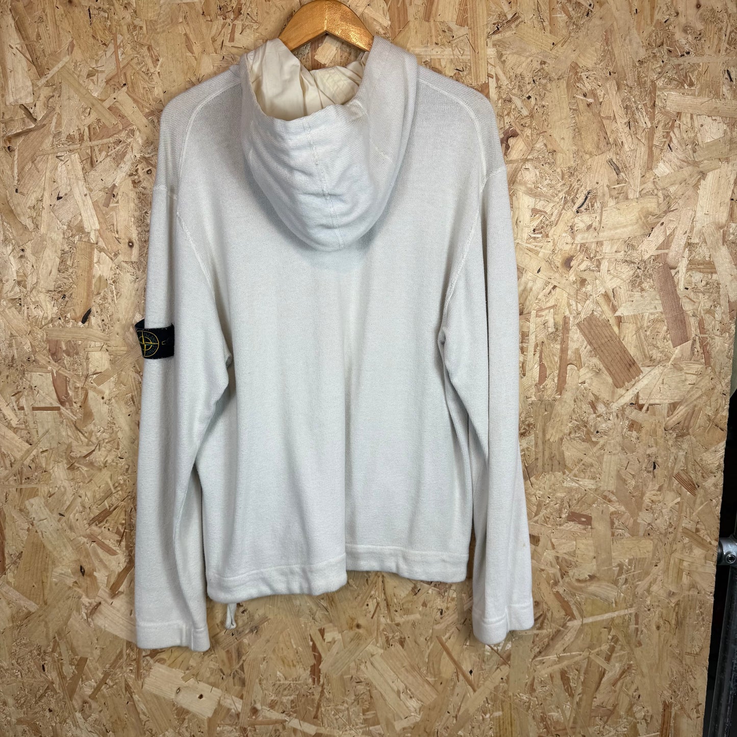 Stone Island Button Front Hoodie Made In Italy Size XL