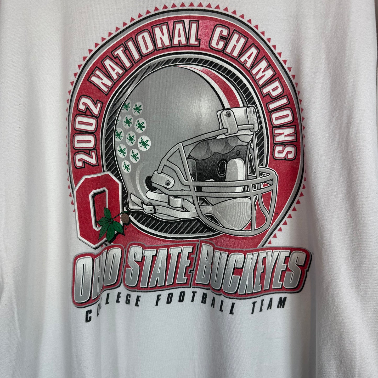 Ohio State Buckeys 2002 White Long Sleeve Size L/ XL