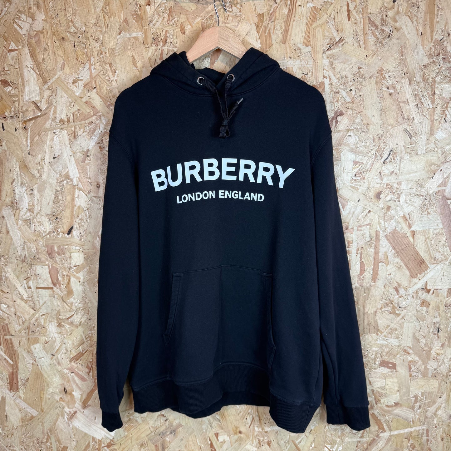 Burberry London England Black Hoodie Size XL