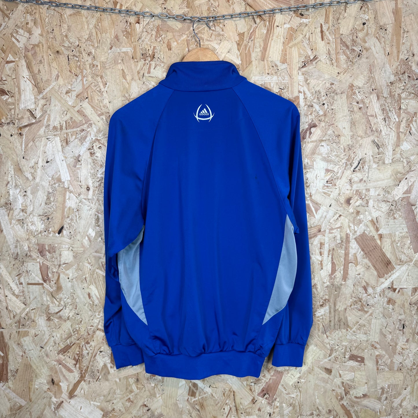 Adidas Full Zip Blue Track Jacket Mens Size L