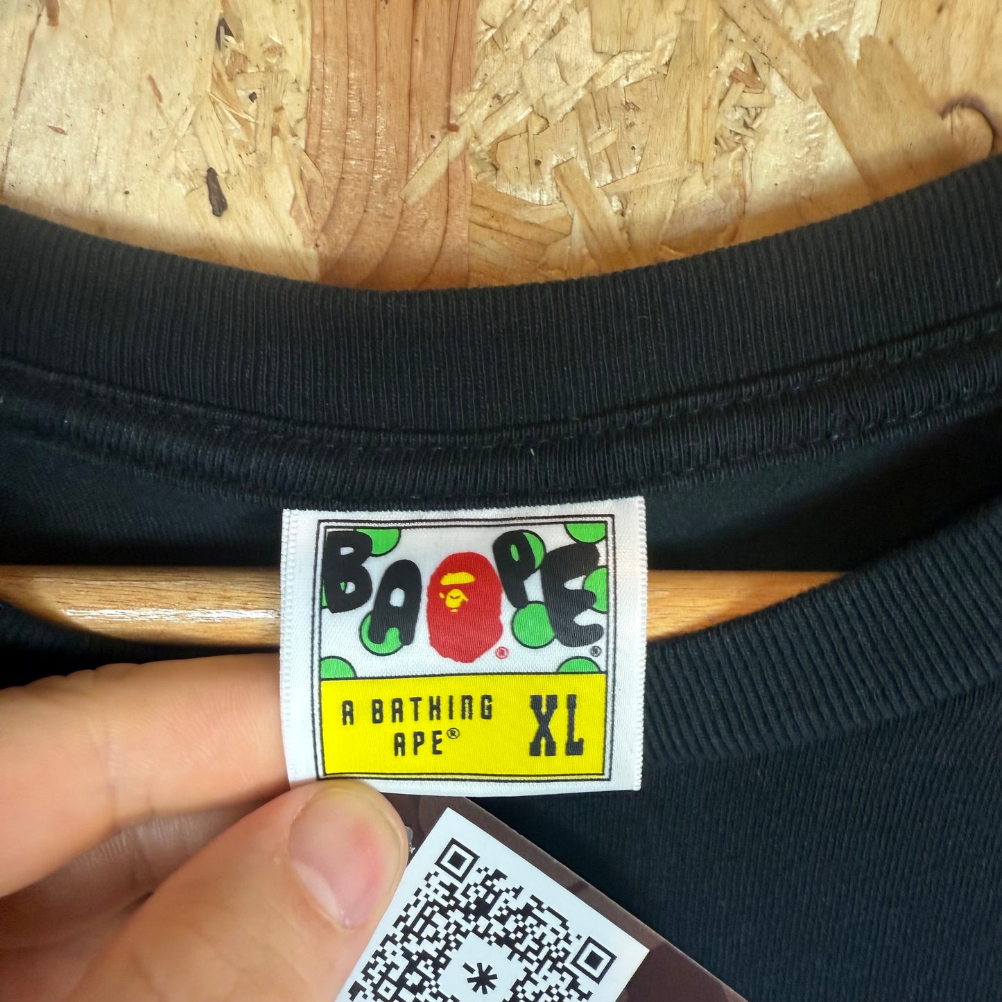 Bape Black T-Shirt Size XL