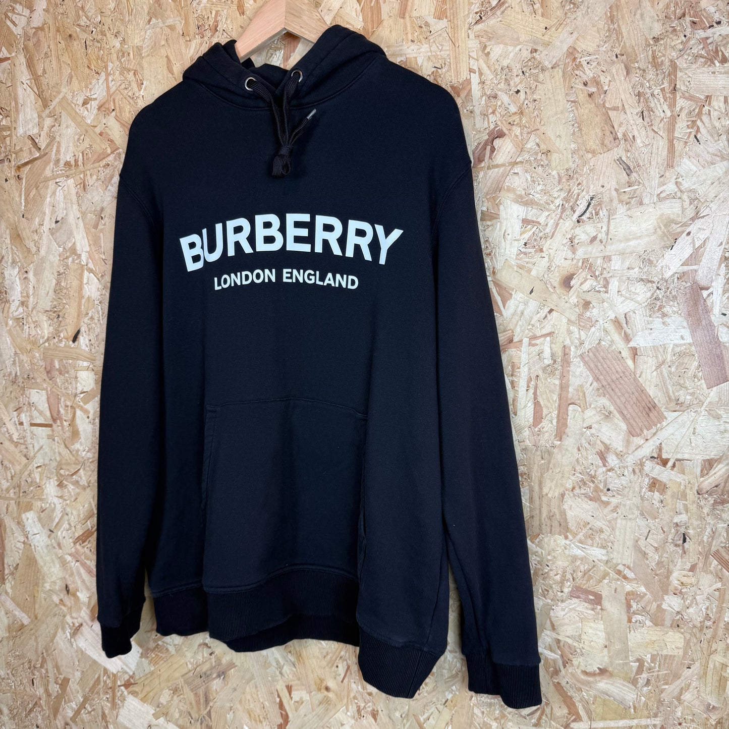 Burberry London England Black Hoodie Size XL