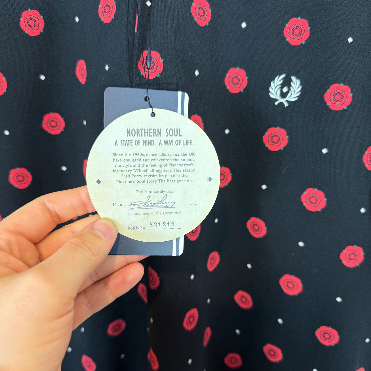 Fred Perry Northern Soul Polo Shirt Size L