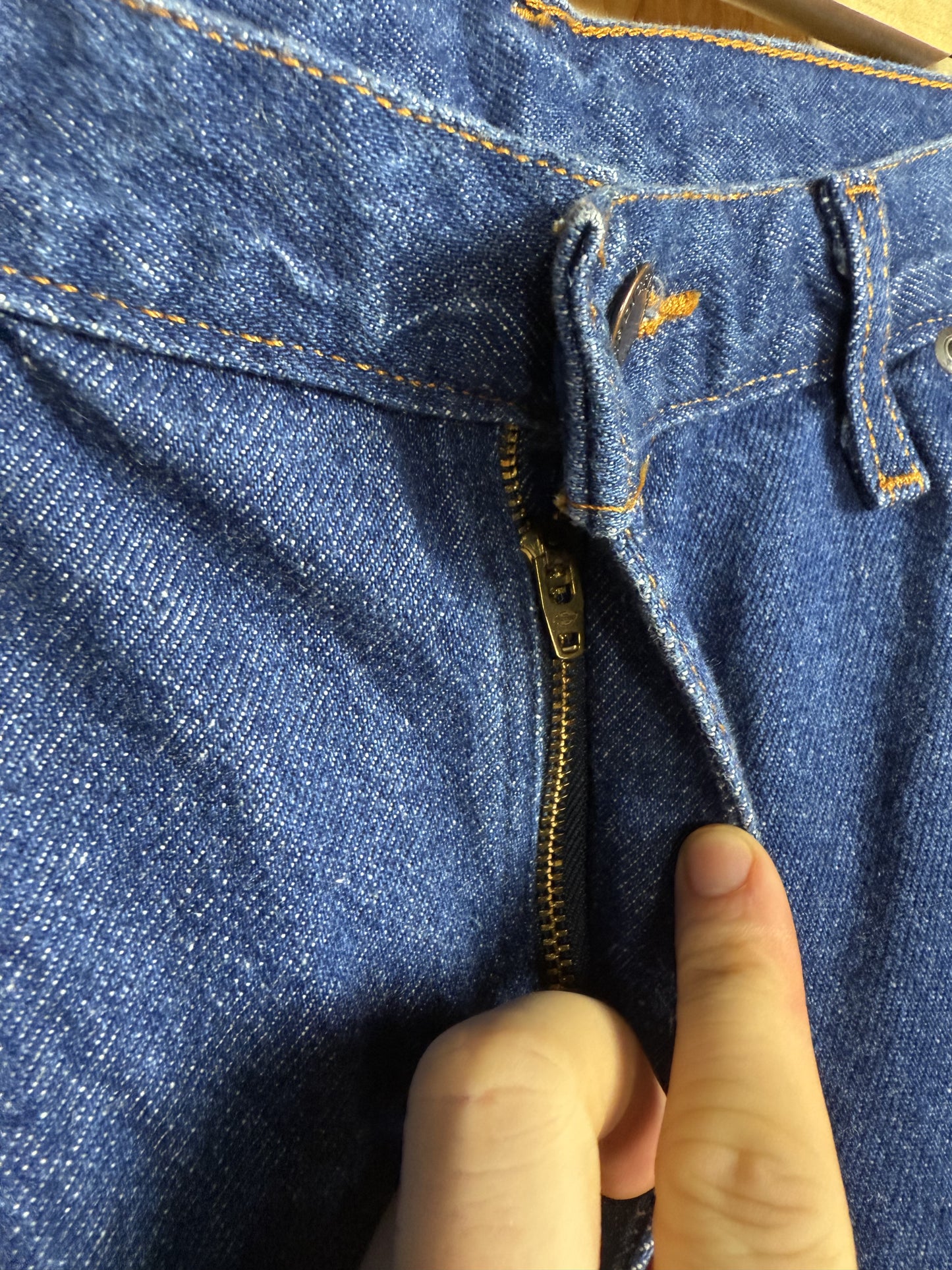 Dickies workwear jeans dark blue zip fly W34 L32
