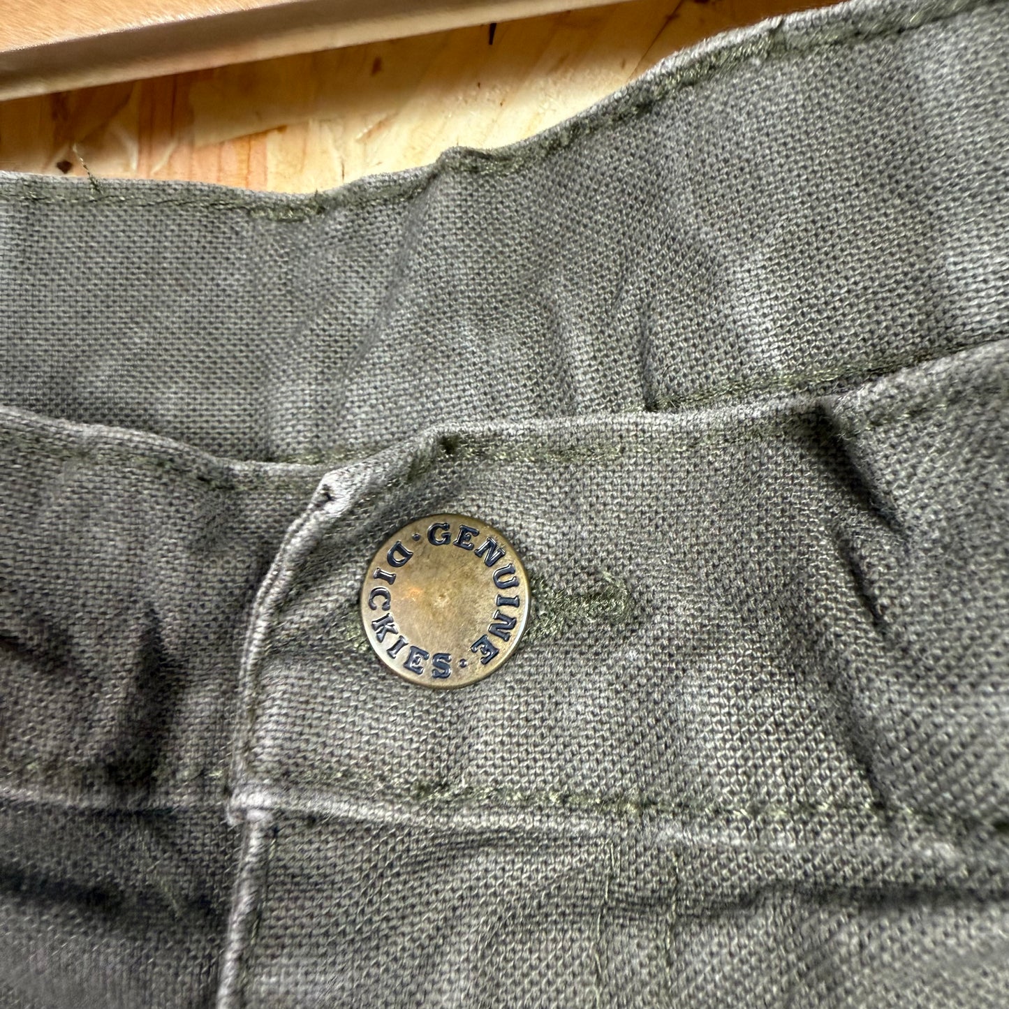 Dickies carpenter trousers grey green W36 L32