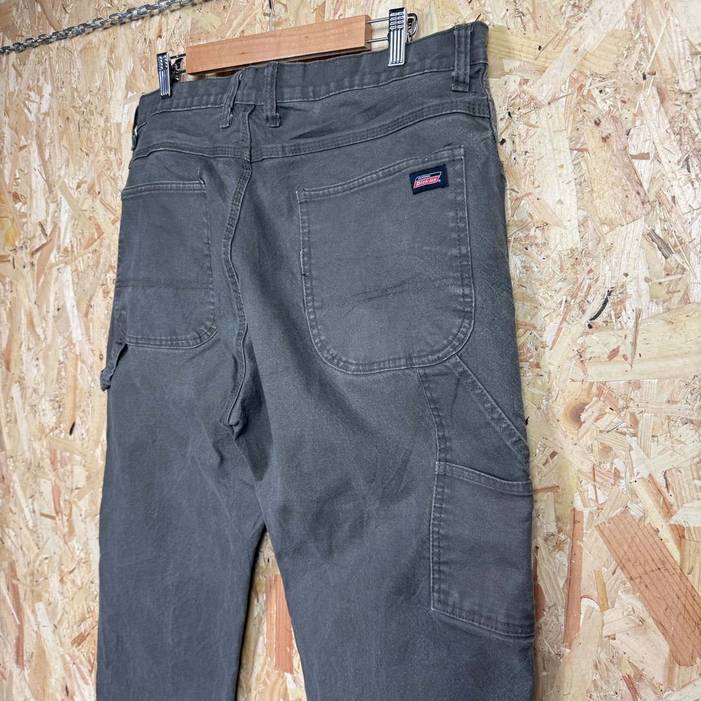 Dickies carpenter trousers grey green W36 L32