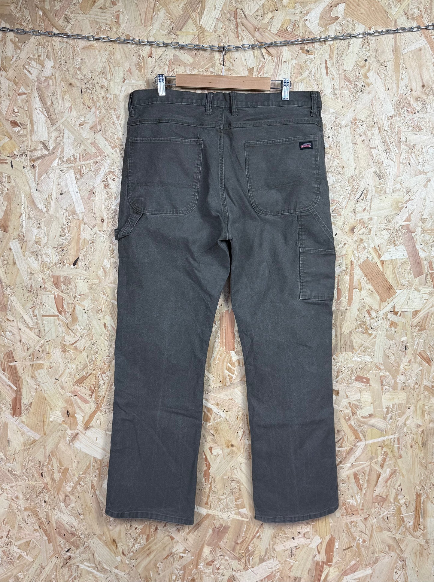 Dickies carpenter trousers grey green W36 L32