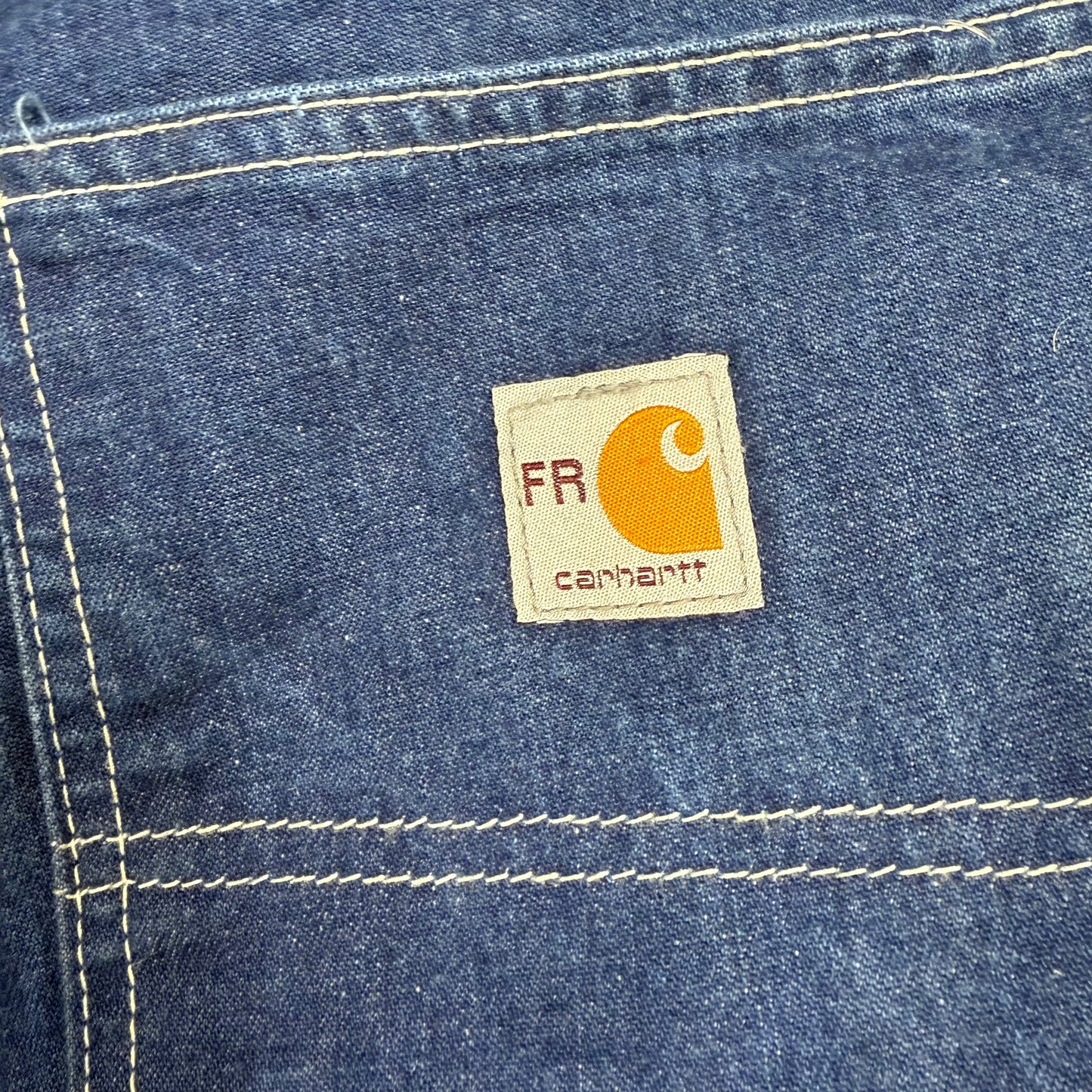 Carhartt Fr blue carpenter trousers W40 L36