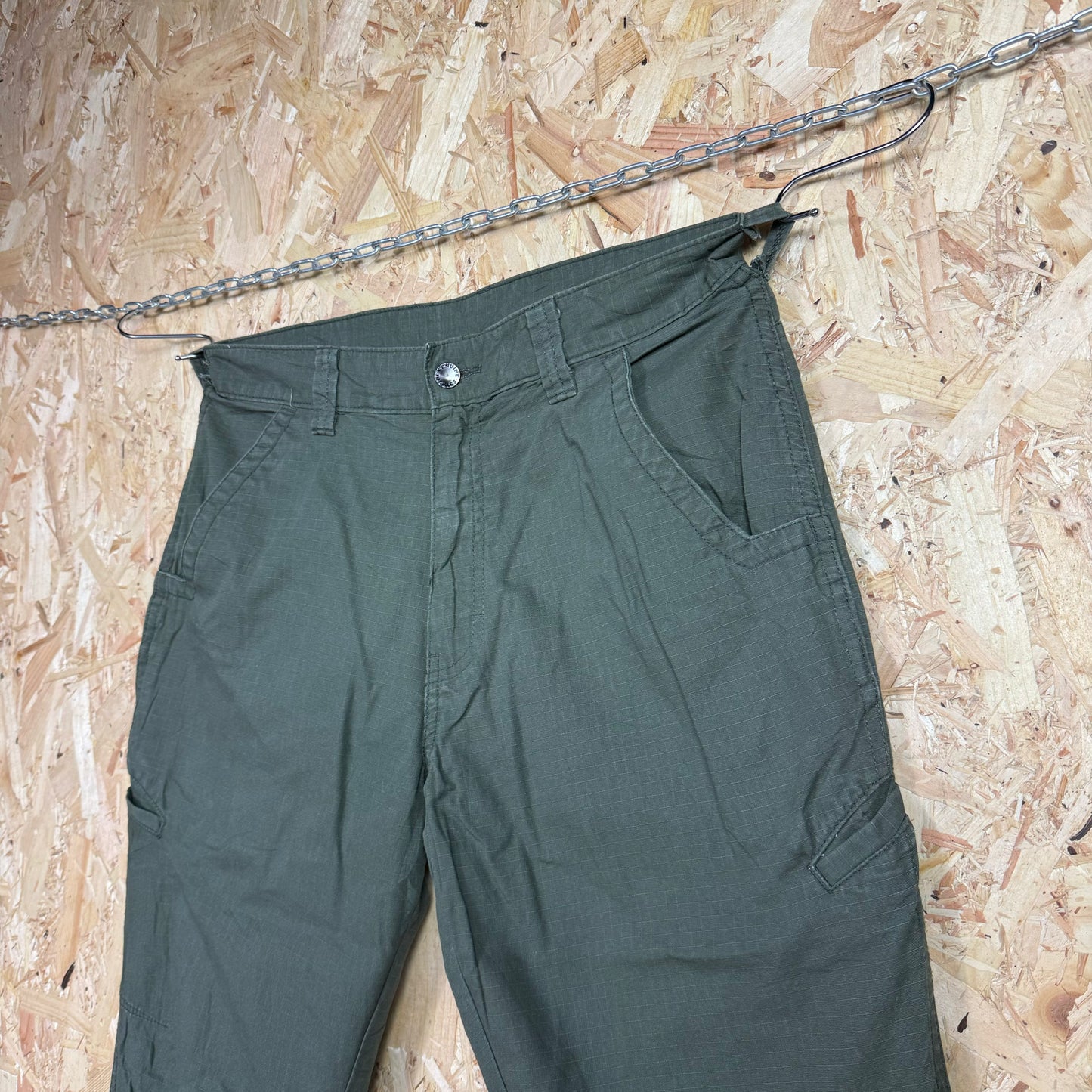 Dickies rip stop cargo trousers green W32 L30