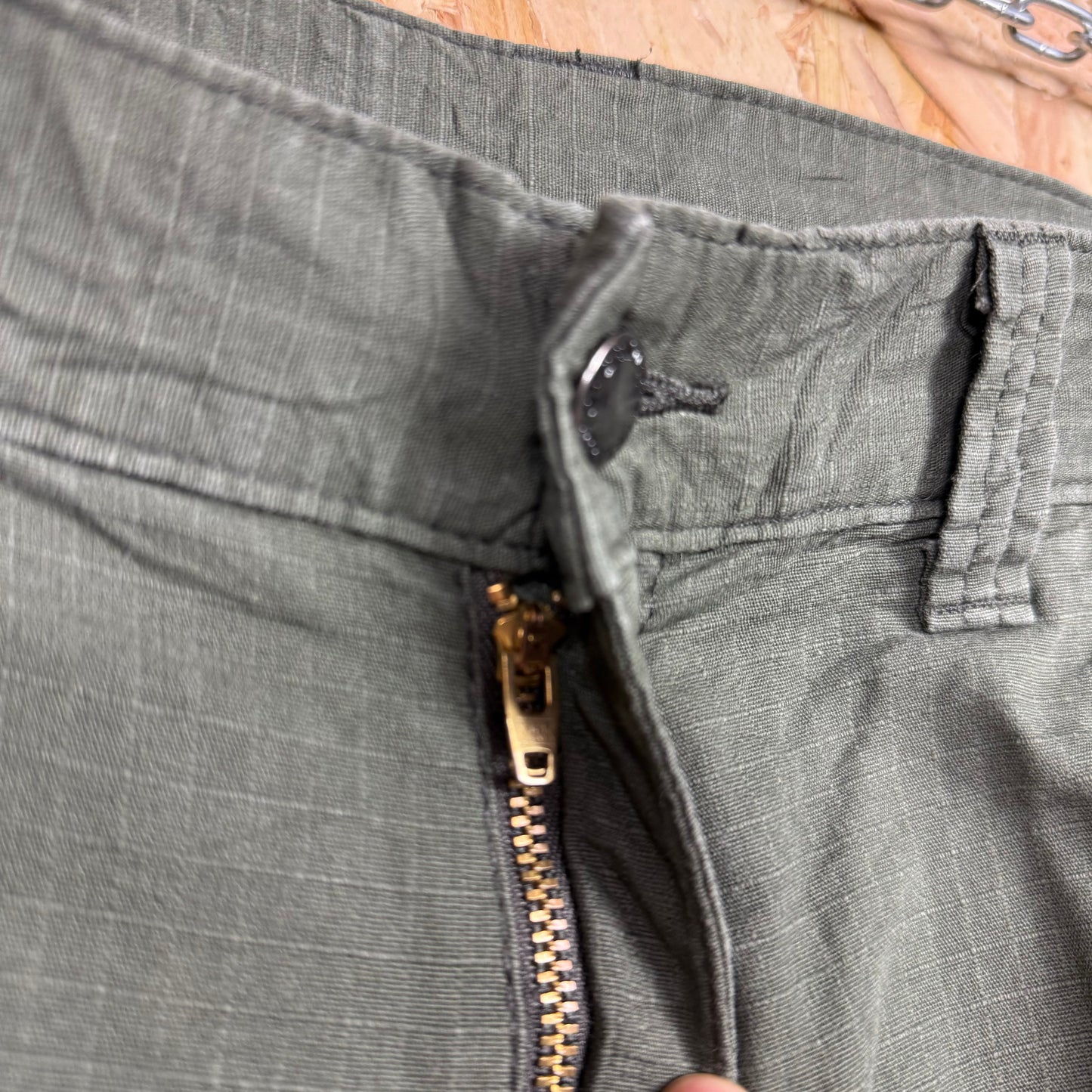 Dickies rip stop cargo trousers green W32 L30