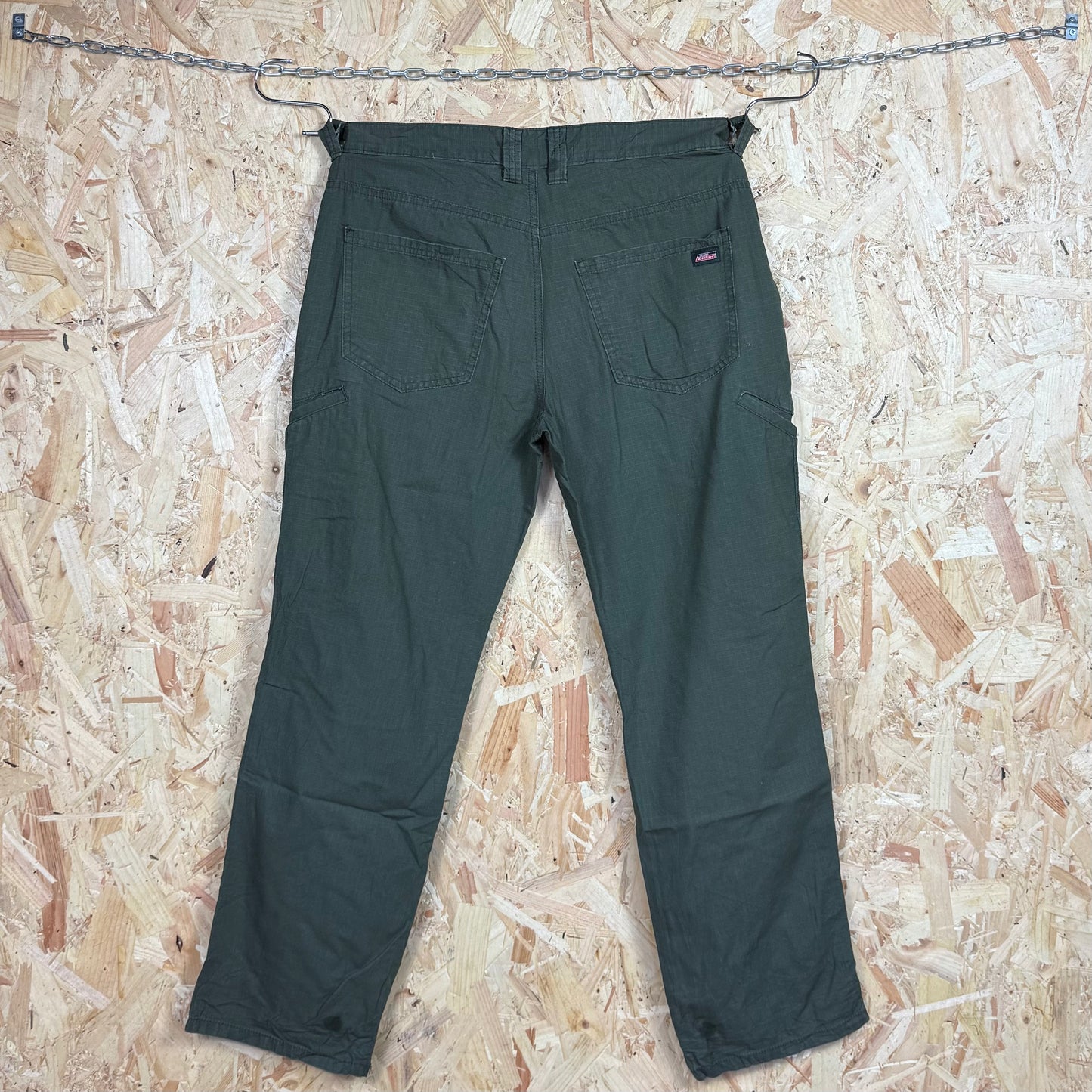 Dickies rip stop cargo trousers green W32 L30