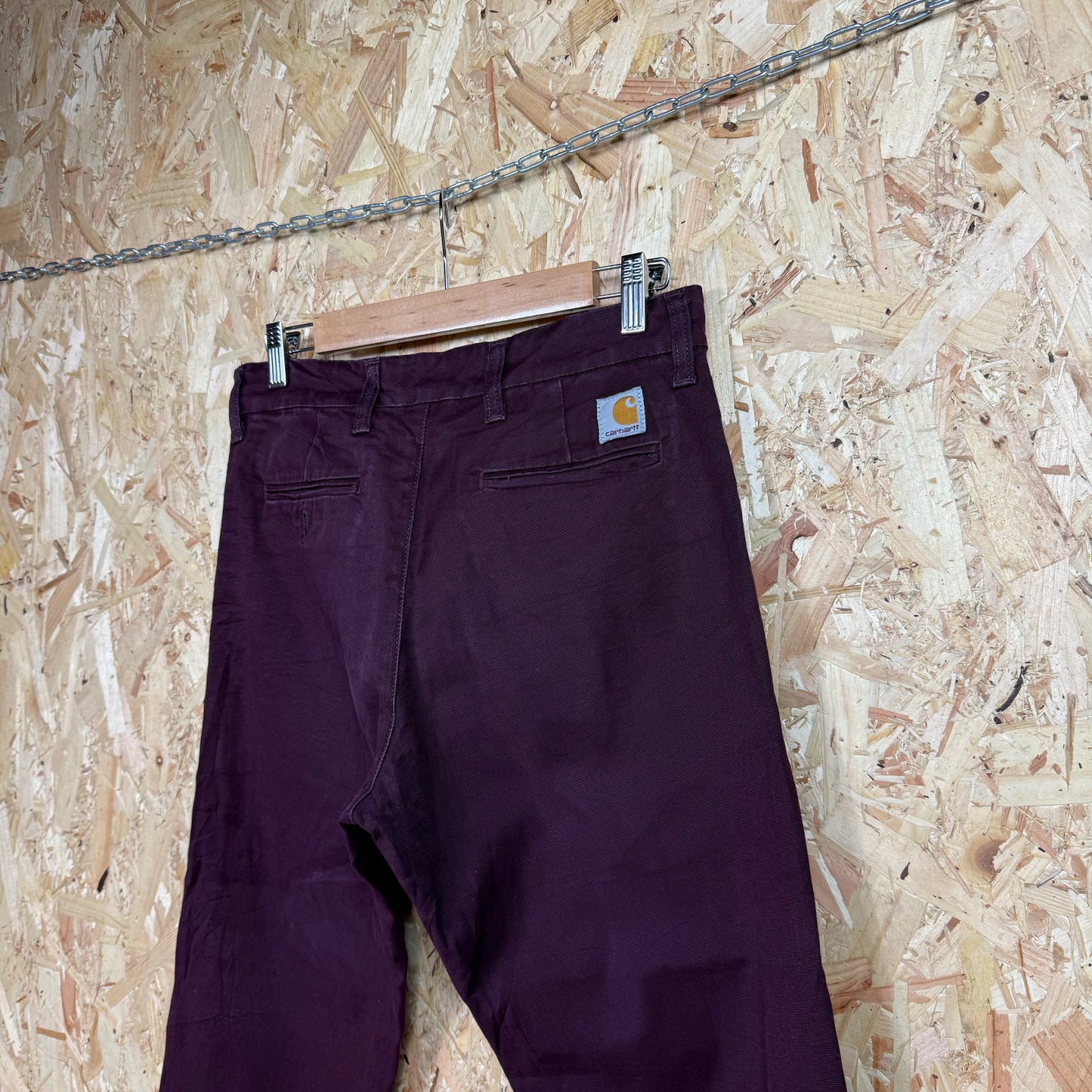 Carhartt maroon workwear trousers W30 L32