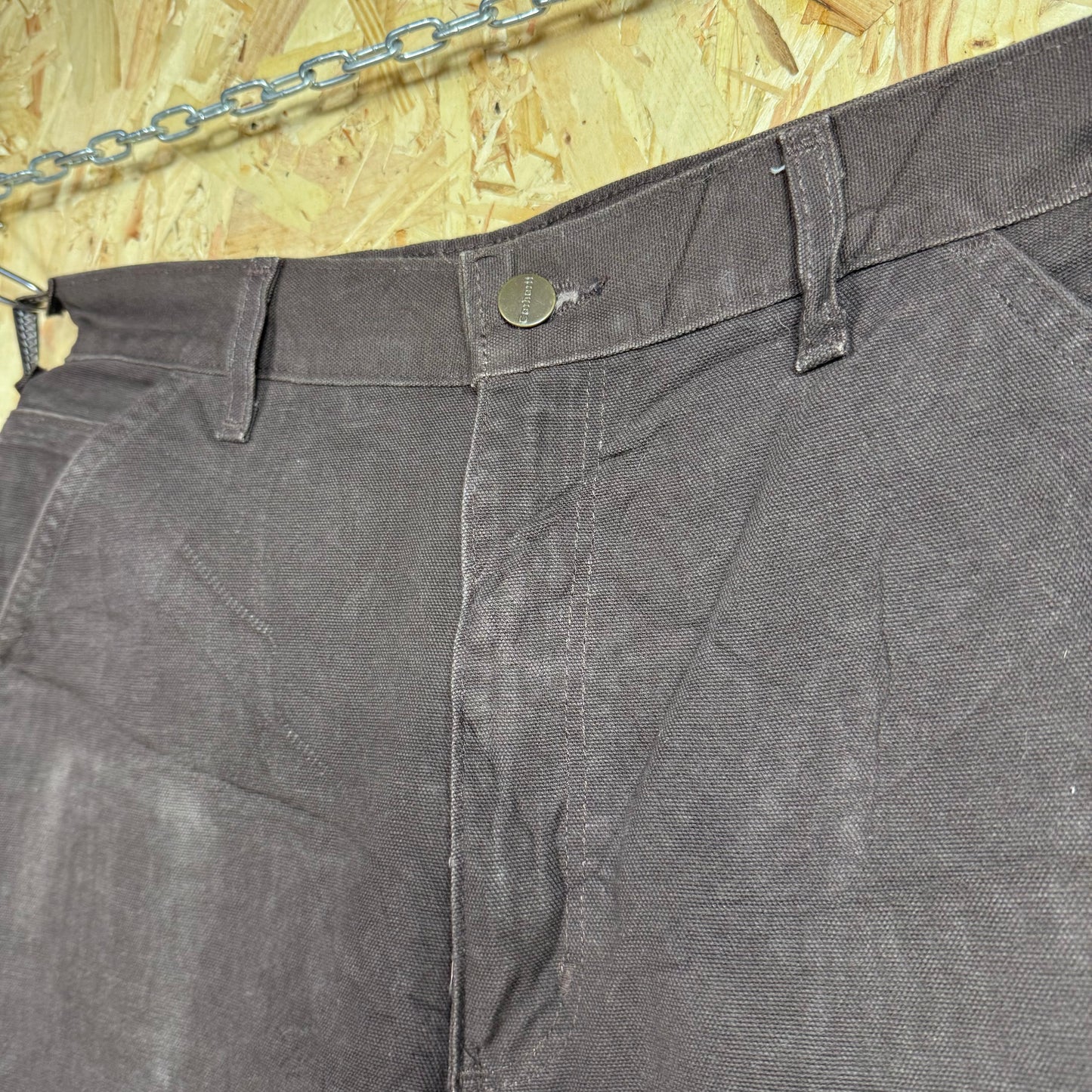 Carhartt Carpenter trousers Brown W32 L28 Cut
