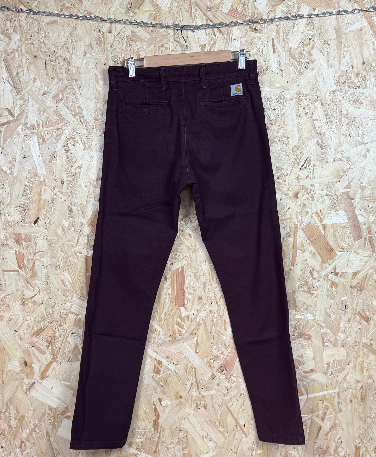 Carhartt maroon workwear trousers W30 L32