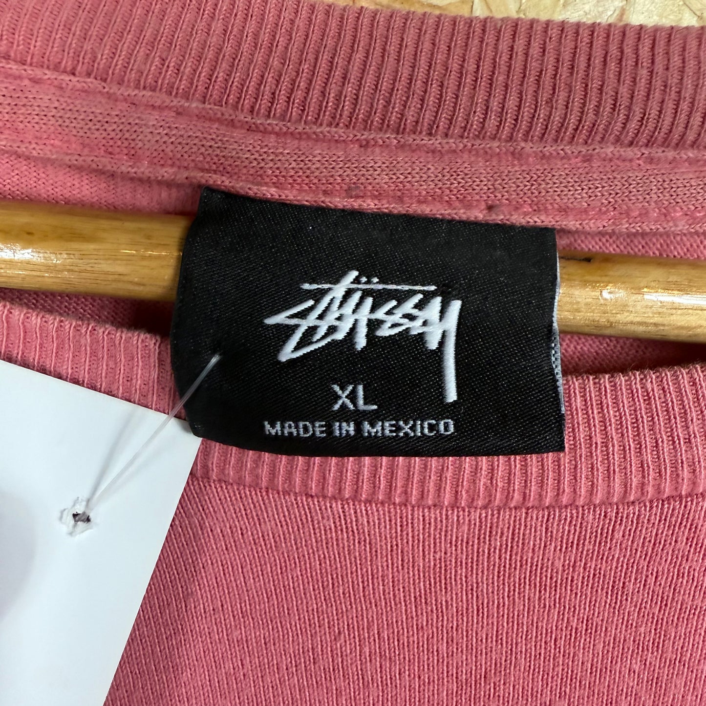 Stussy Pink Long sleeve graphic T shirt XL