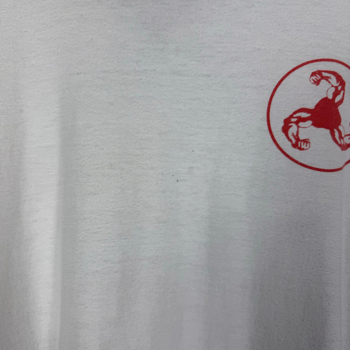 White graphic t shirt Medium short sleeve