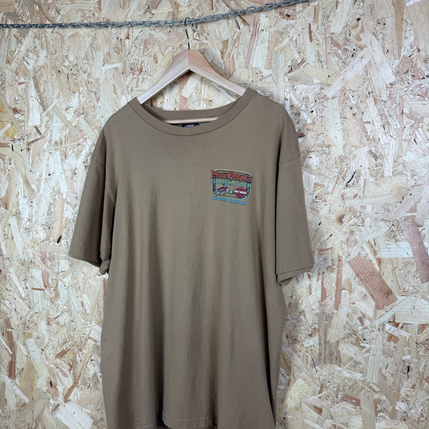 Harley Davidson Beige graphic T shirt XL
