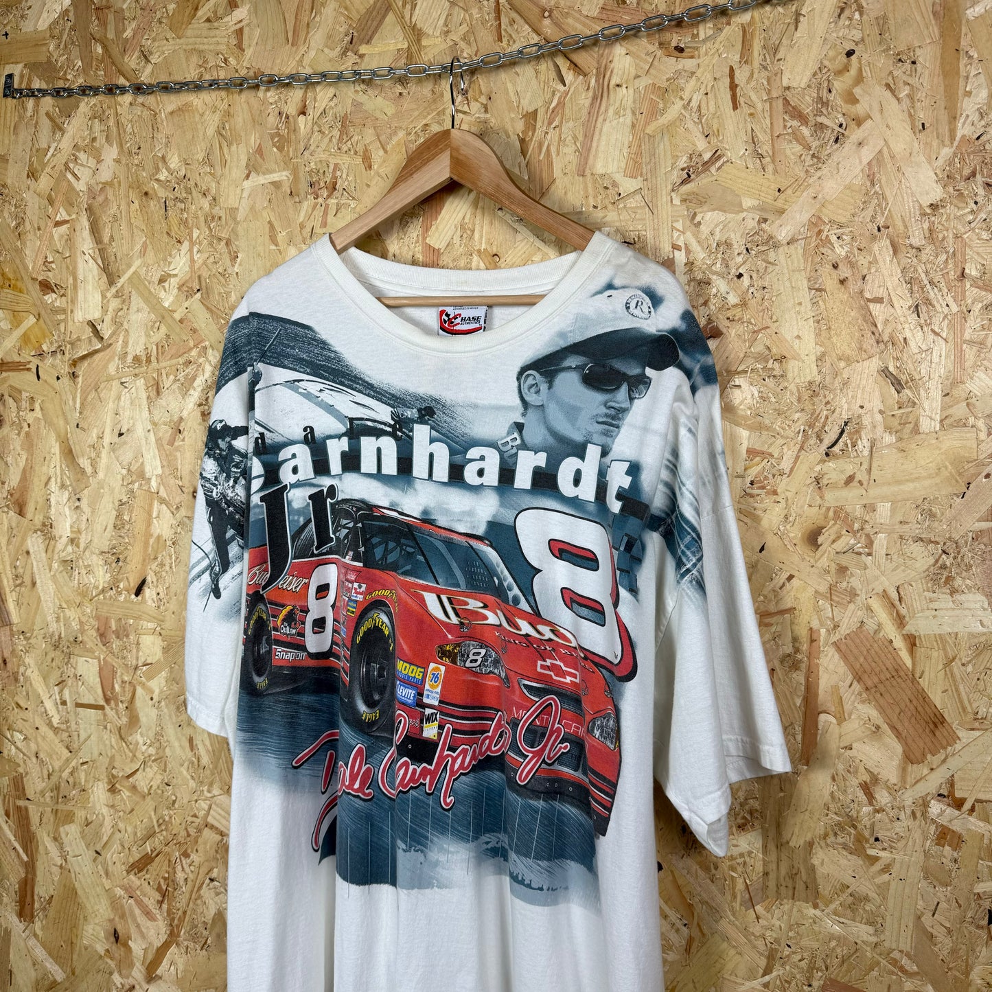 Nascar Dale Earnhardt Graphic T shirt White 2XL