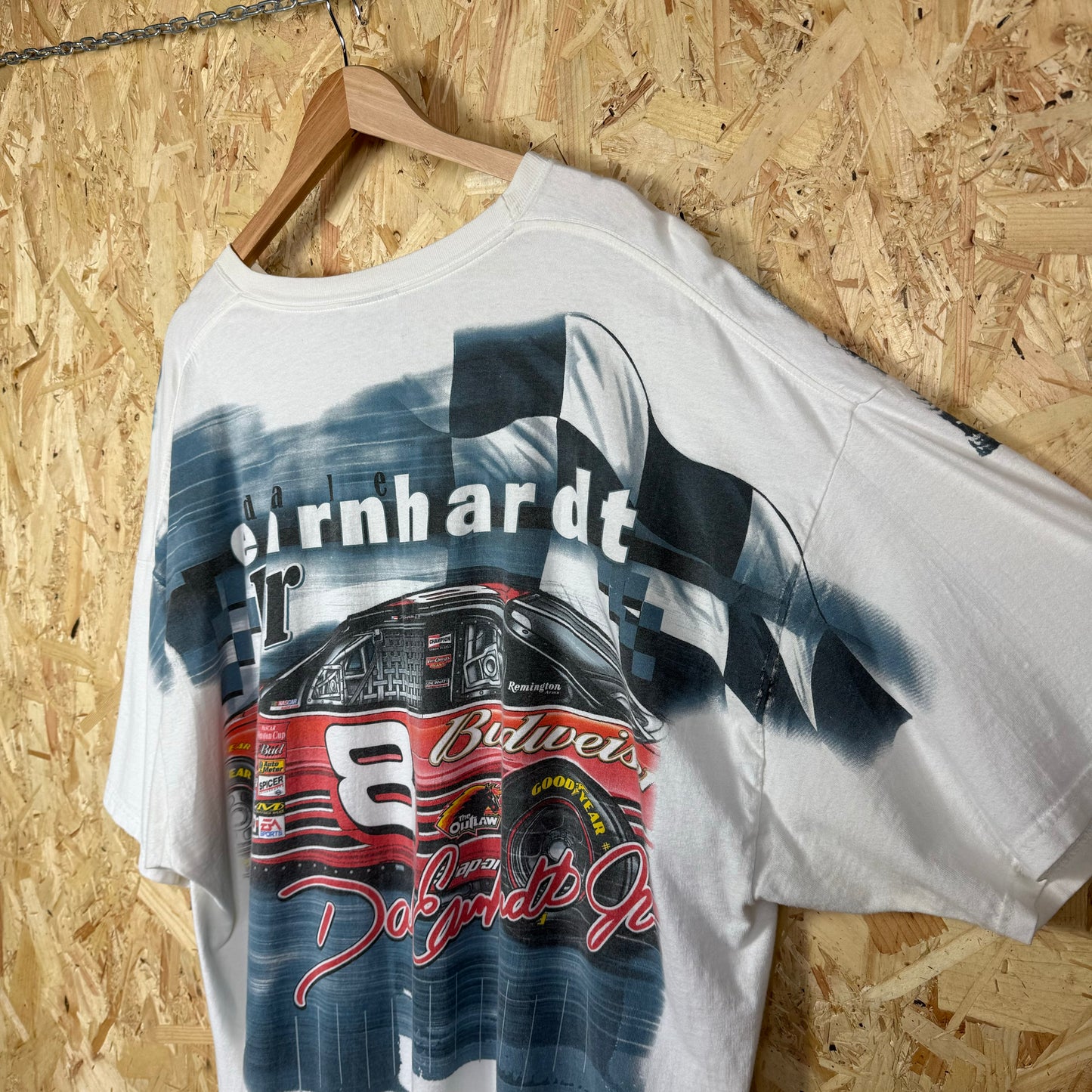 Nascar Dale Earnhardt Graphic T shirt White 2XL