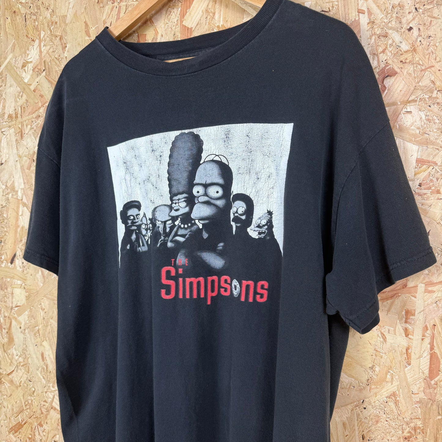 Simpsons sopranos graphic T shirt black XL