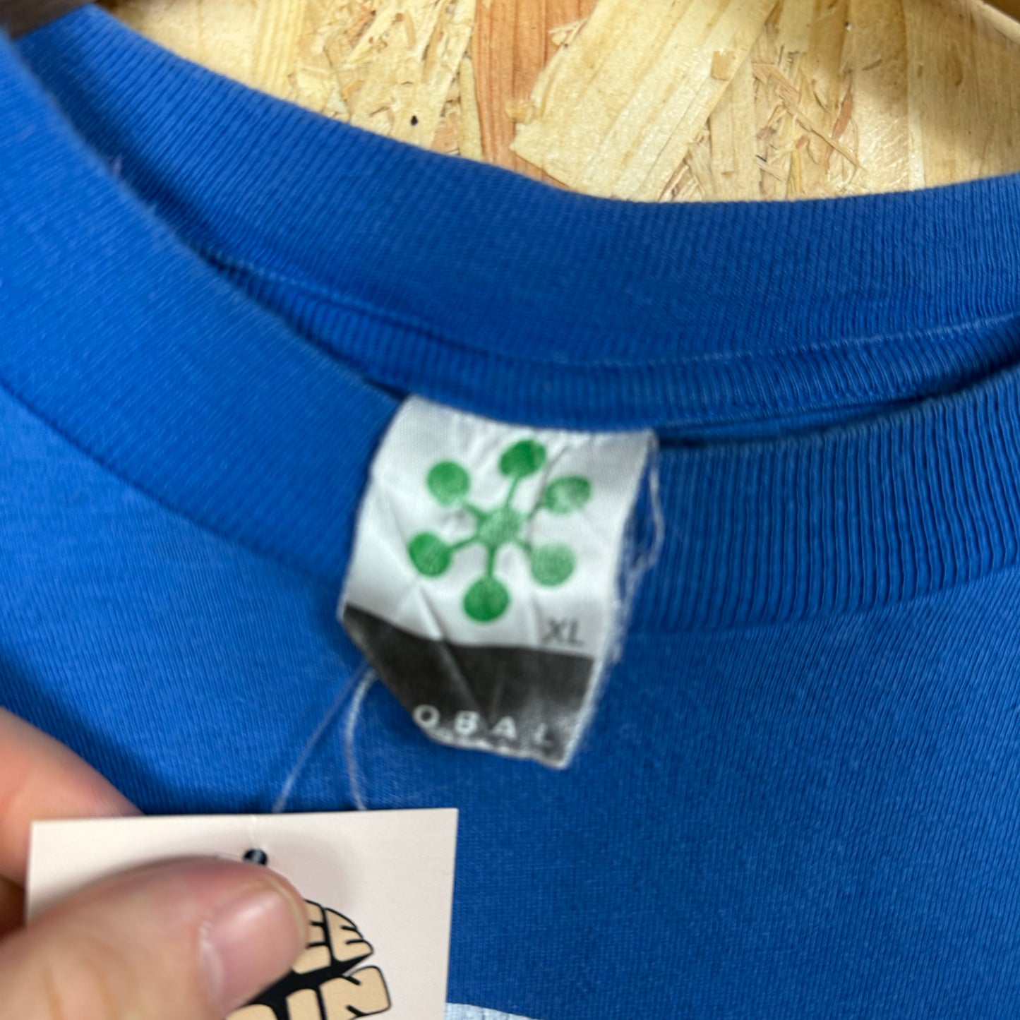 London Monarchs american football T shirt Vintage blue XL