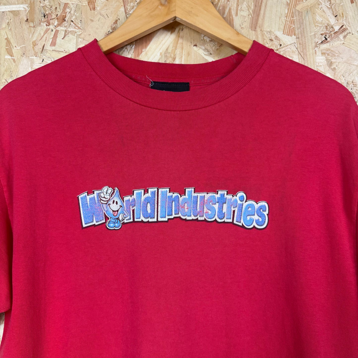 World industries Skate graphic T shirt vintage Red Medium