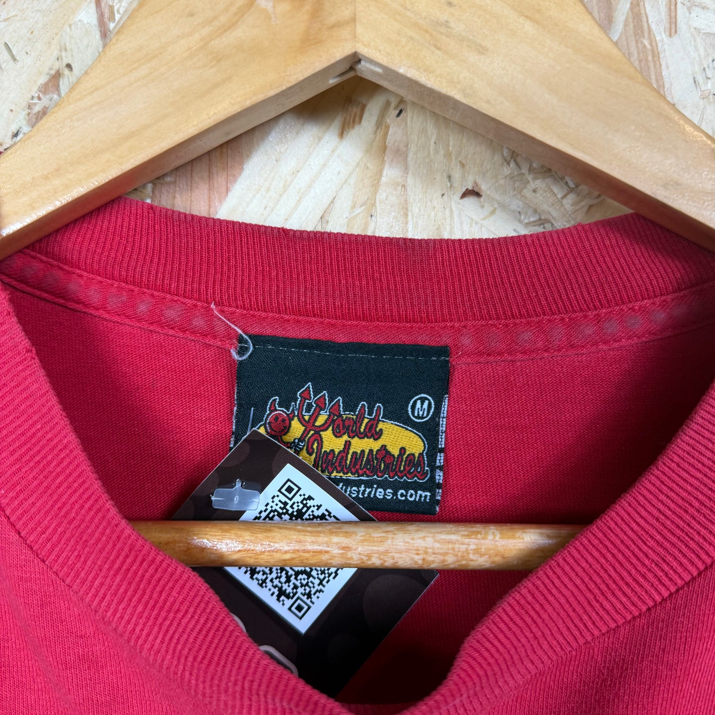 World industries Skate graphic T shirt vintage Red Medium