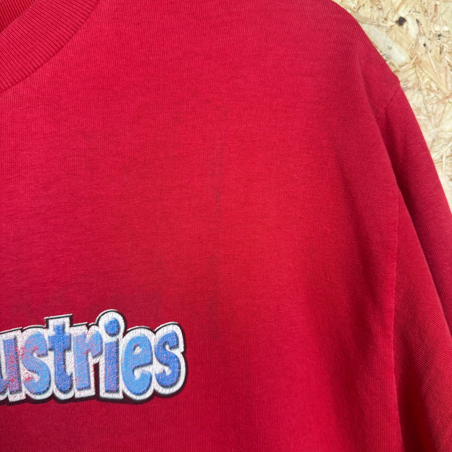 World industries Skate graphic T shirt vintage Red Medium