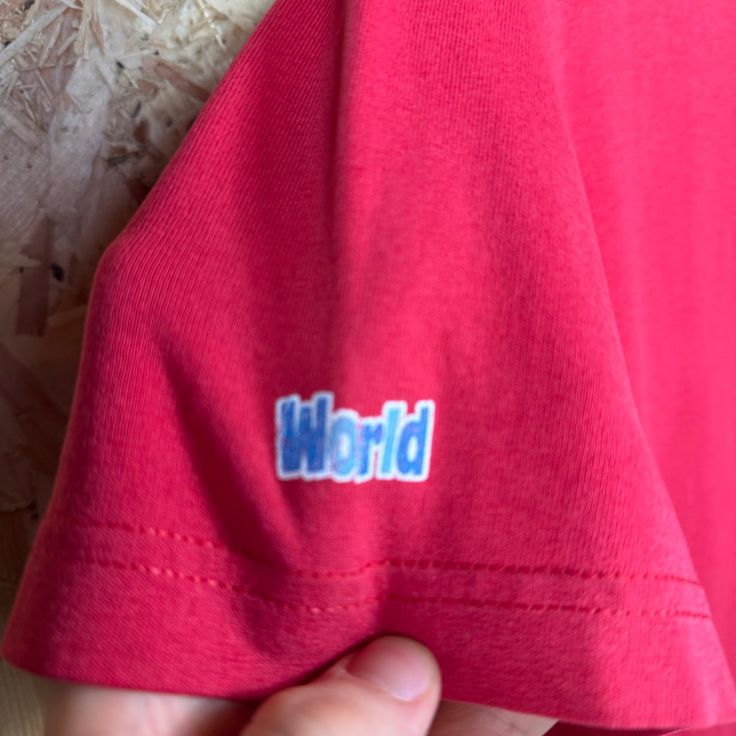 World industries Skate graphic T shirt vintage Red Medium