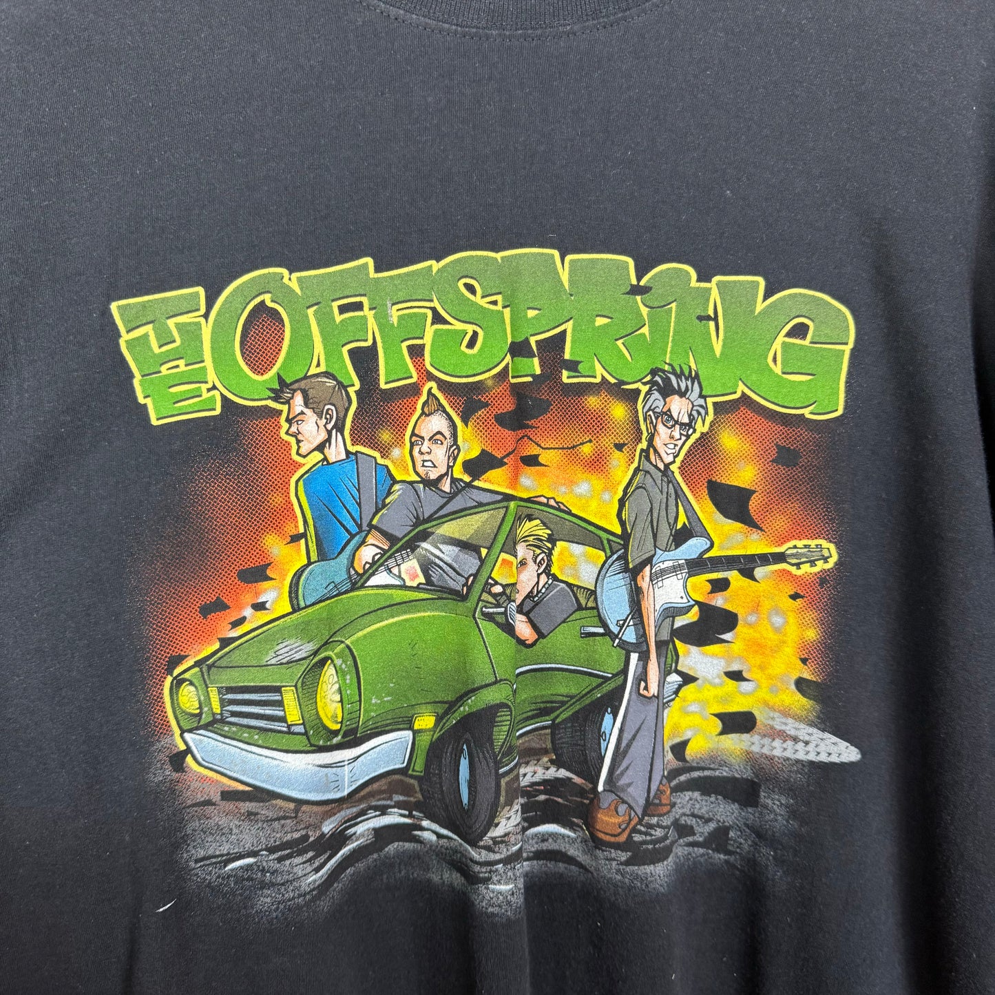 The Offspring Band t shirt Black Large