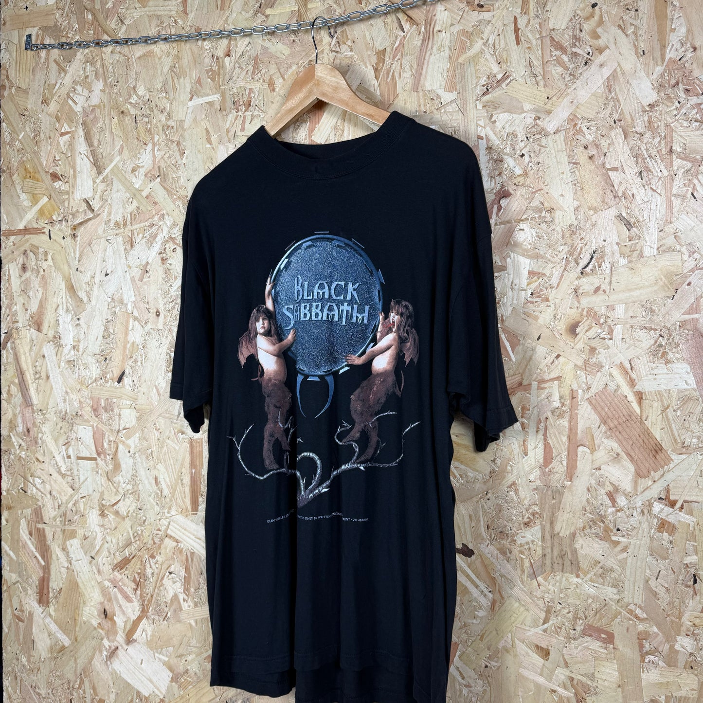 Black sabbath rock graphic T Shirt Black XL