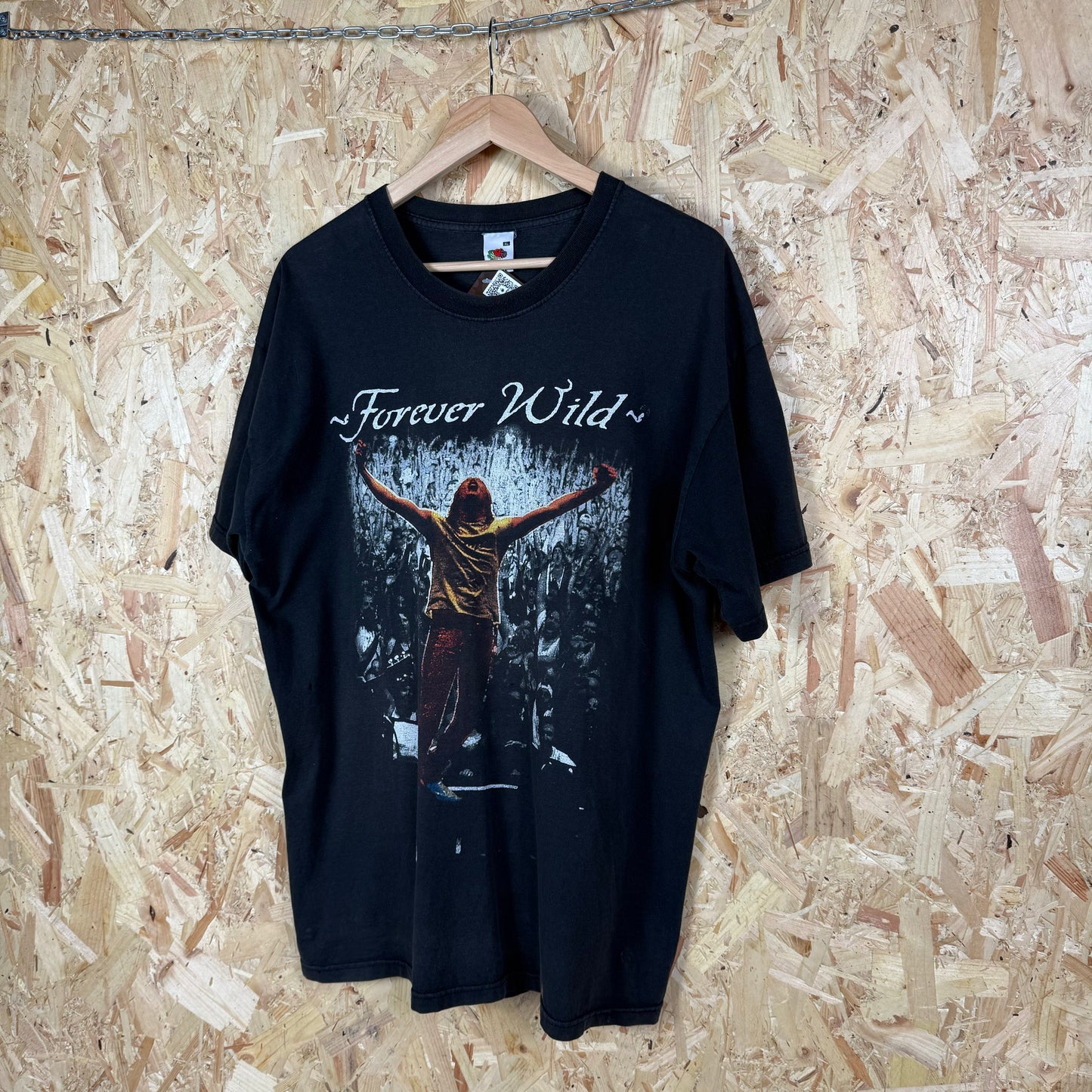 Sebastian Bach rock T shirt thrashed Black XL