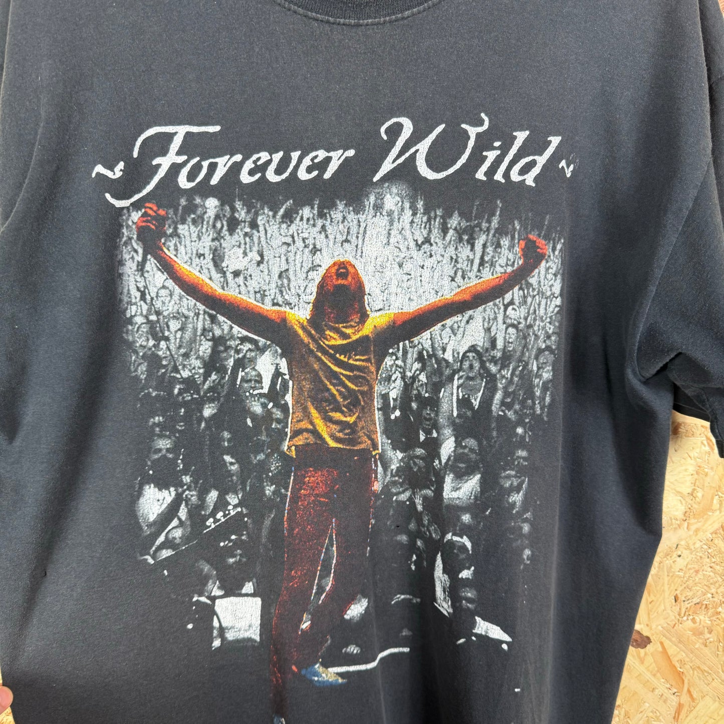 Sebastian Bach rock T shirt thrashed Black XL