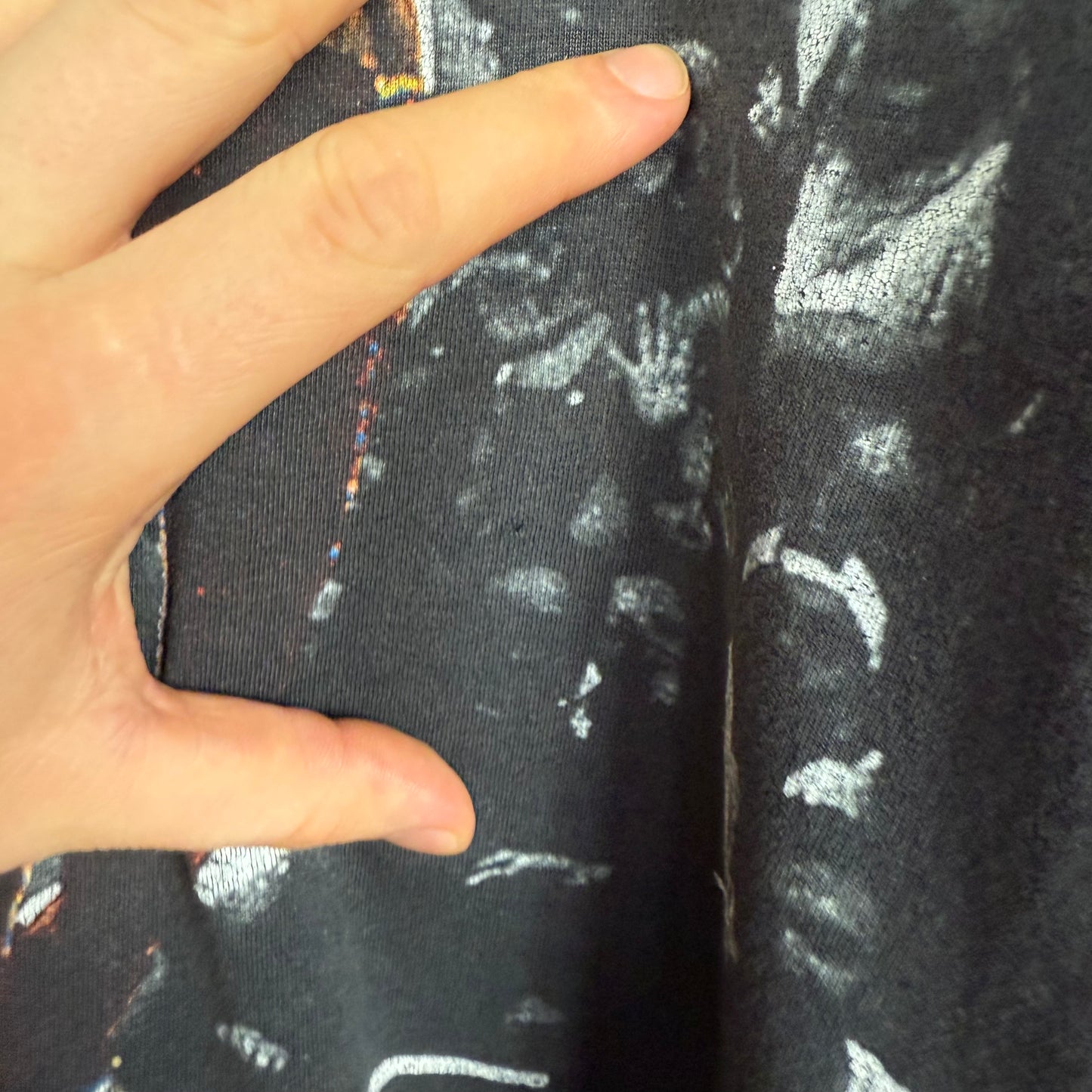 Sebastian Bach rock T shirt thrashed Black XL