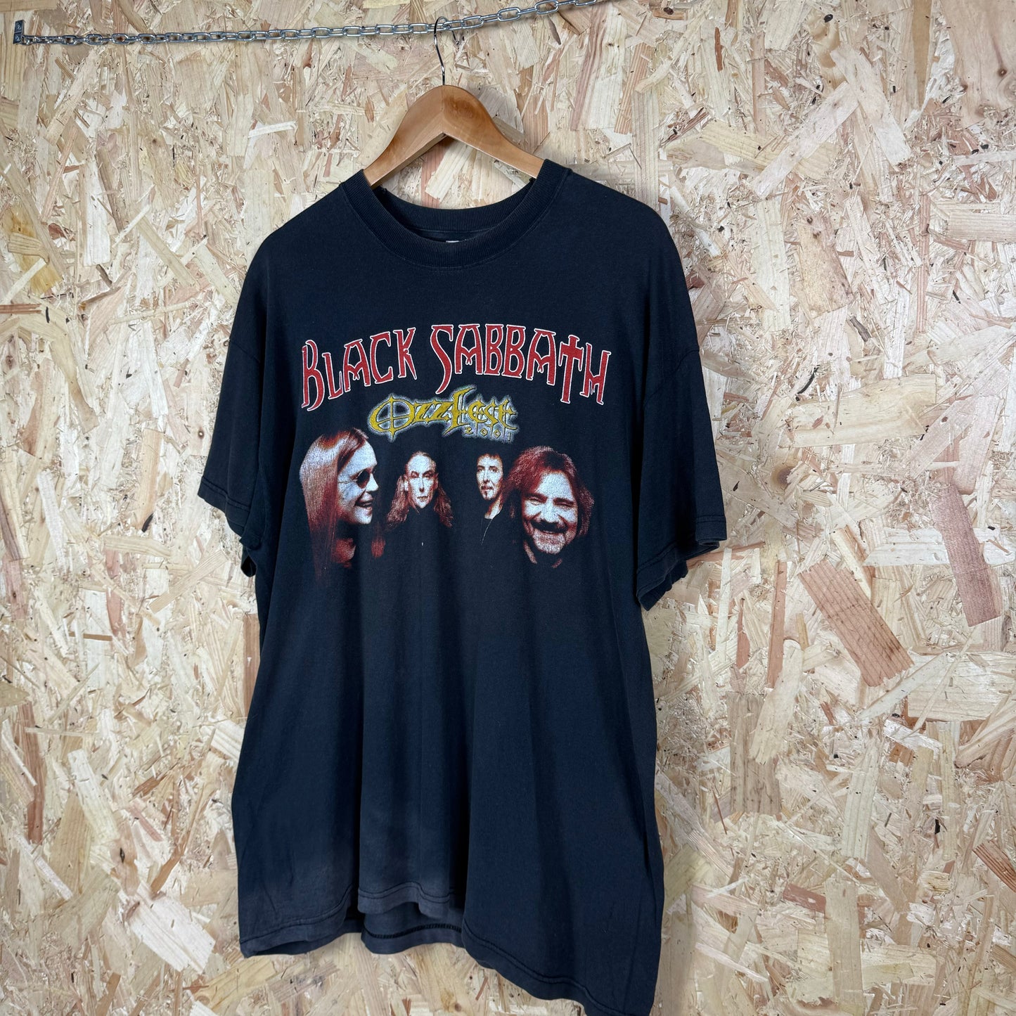 Black sabbath ozzfest Black vintage T shirt XL