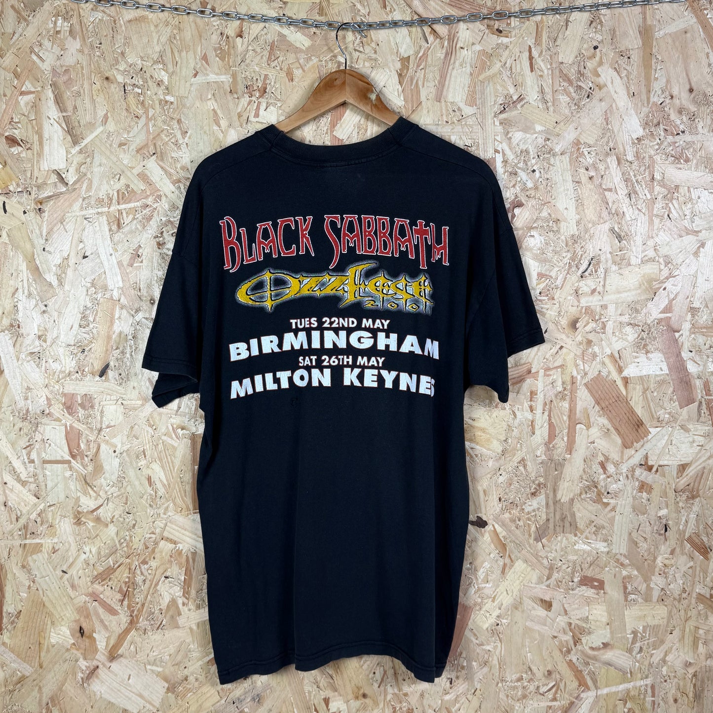 Black sabbath ozzfest Black vintage T shirt XL
