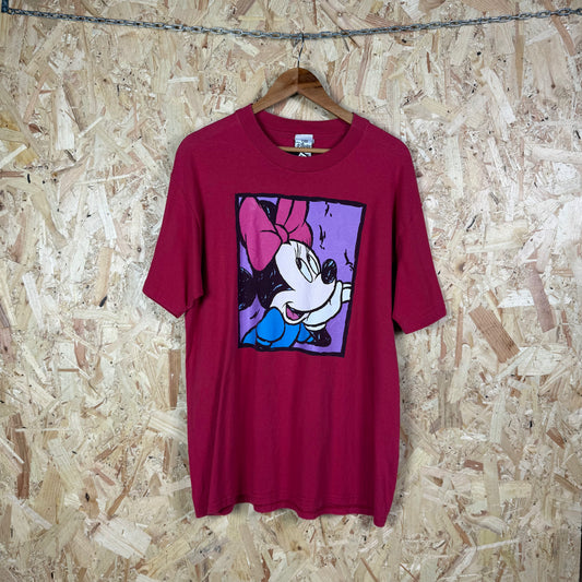 Minnie Mouse vintage T shirt pink short sleeve XL