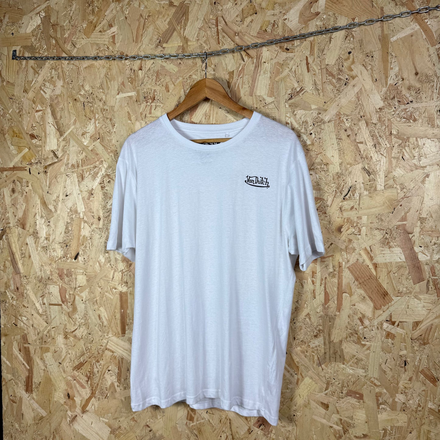 Von Dutch White logo T Shirt White short sleeve XL