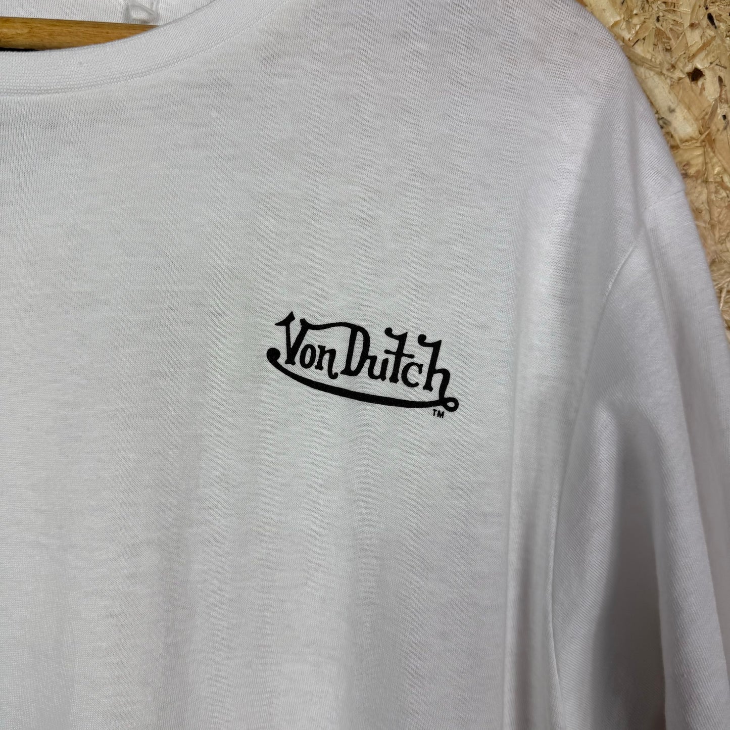 Von Dutch White logo T Shirt White short sleeve XL