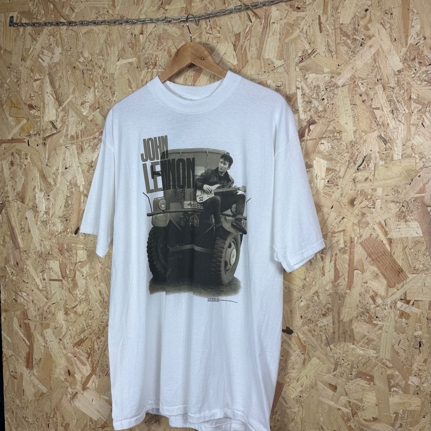 John Lennon Music T shirt Grey Short sleeve XL