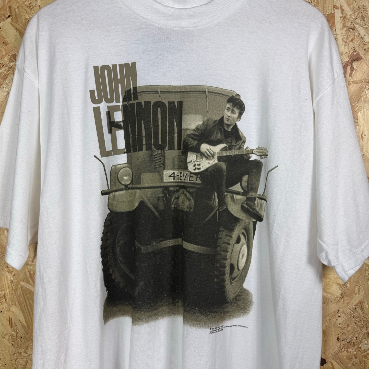 John Lennon Music T shirt Grey Short sleeve XL